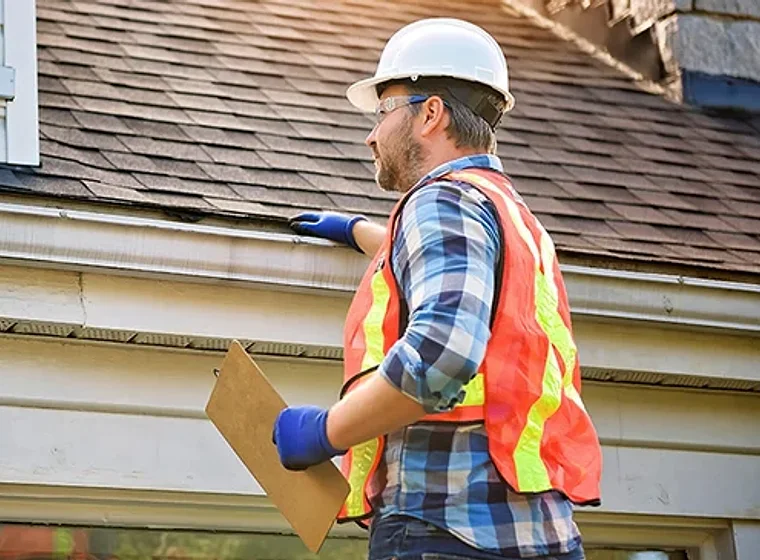 Roof survey in progress