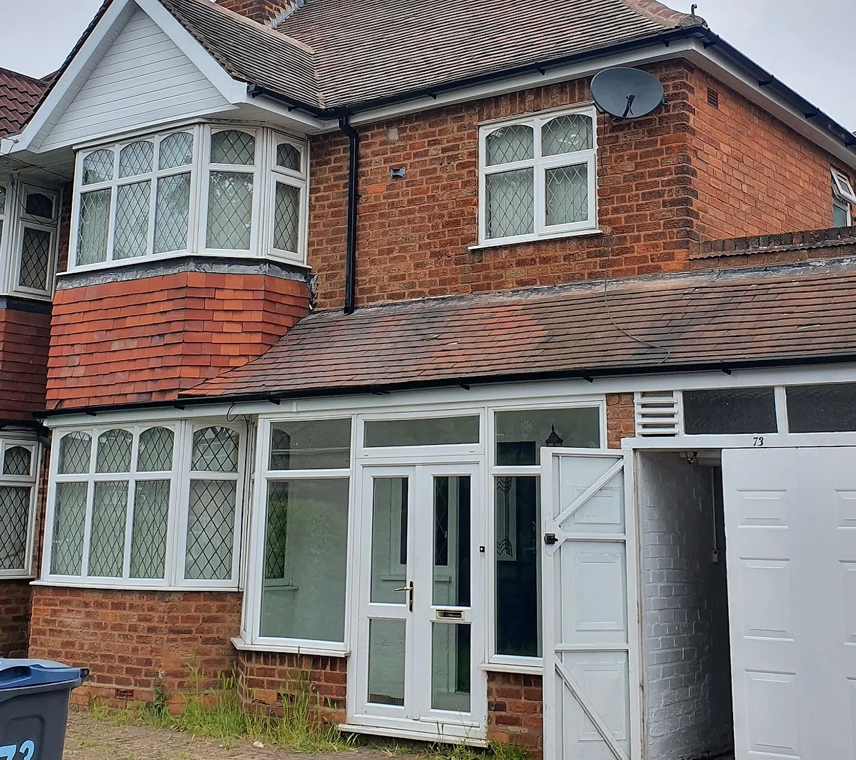Newly finished roof